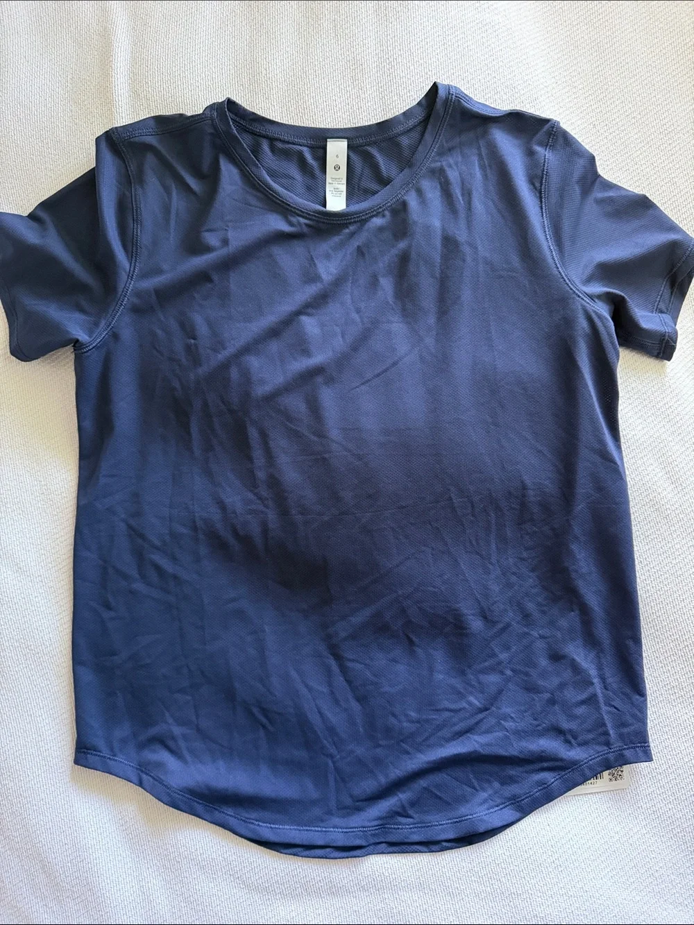 lululemon athletica Navy Short Sleeve Crew Tee